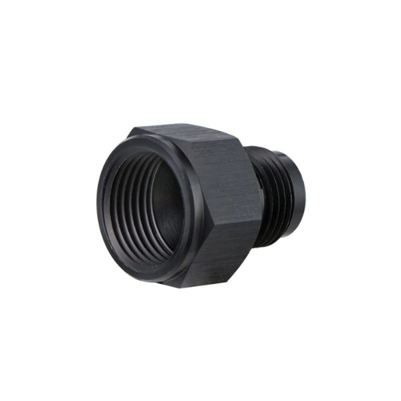 AN4 AN6 AN8 AN10 AN12 AN16 Universal Female to Male Converter Connector Adapter Hose Connector Cooler Fitting Aluminum Black