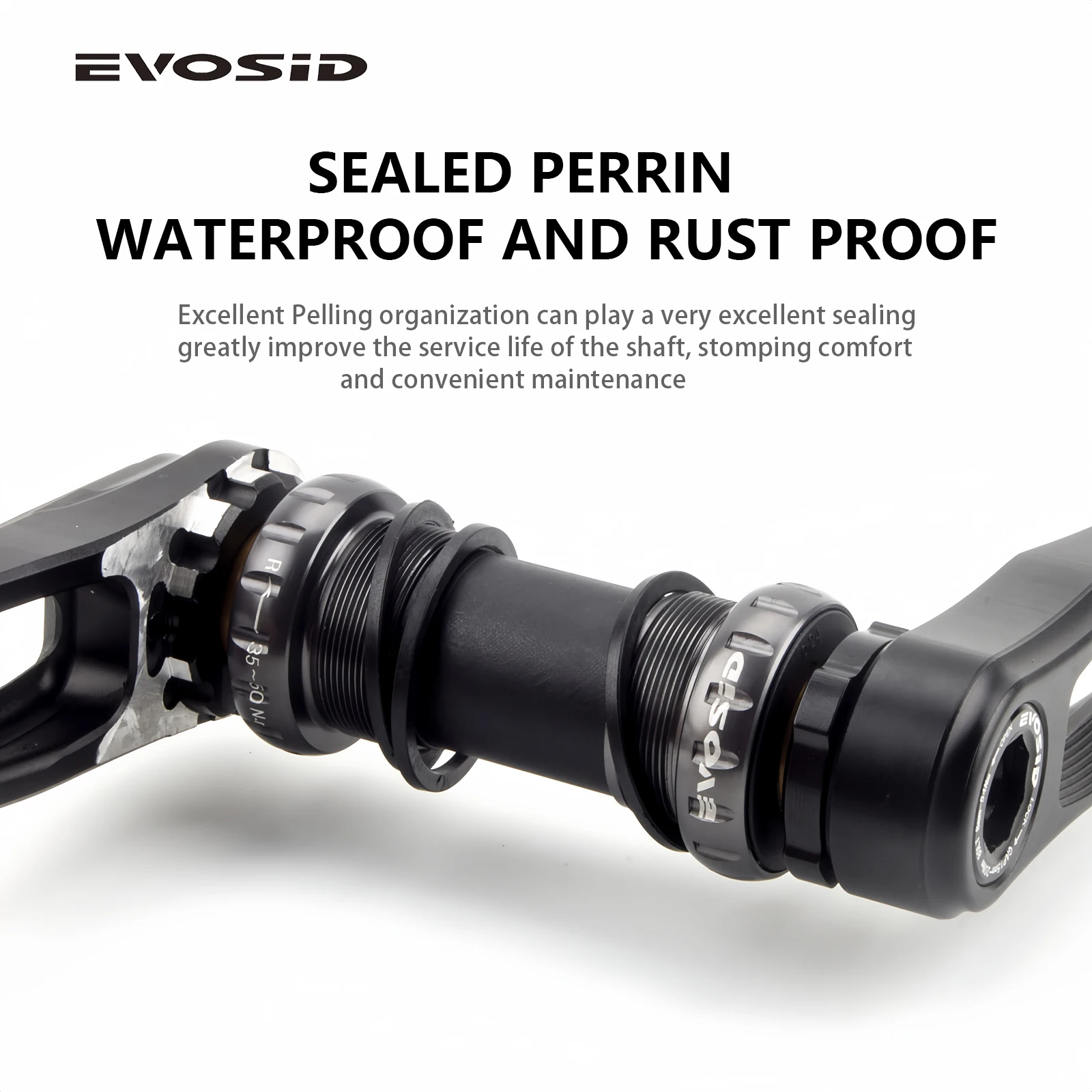 EVOSID MTB Bike Bottom Bracket Road Bicycle BSA Sealed Peilin Central Axis 68-73 Hollowtech Central Movement BB Bike Accessories