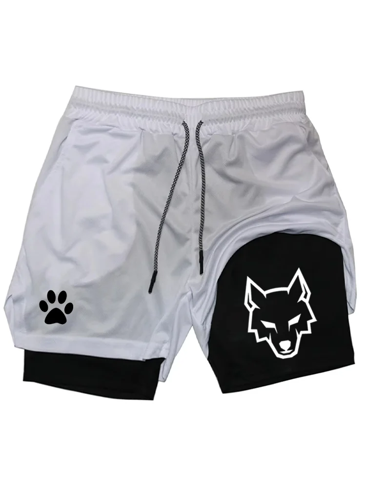 NEUE SOMMER Herren-Sportshorts, 2-in-1-Gym-Shorts, lässige Lauf-Sportbekleidung, doppellagige Shorts für Fitness WX002 – Detail 4