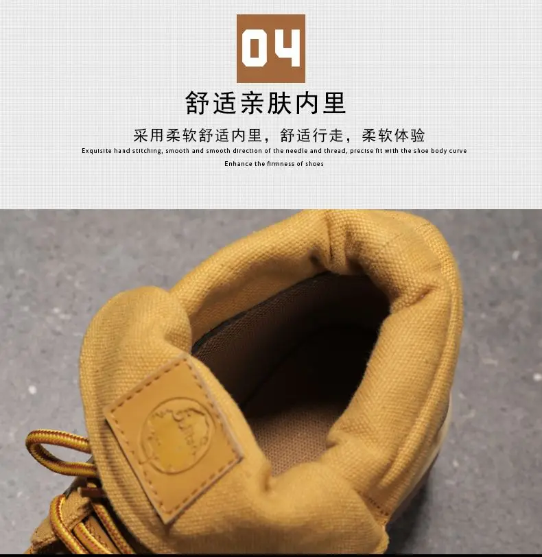 

New 2025 Bestseller All-Season High-Quality Unisex Outdoor Anti-Slip Hiking Boots Durable High-Traction Hiking Boots