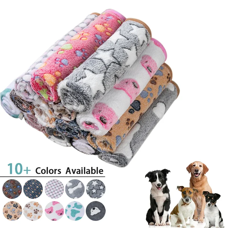 Winter Pet Sleeping Blanket Soft Fluffy Dog Blanket Warm Breathable Cat Cover Blanket Comfortable Sleeping Sheet Mat Pet Items