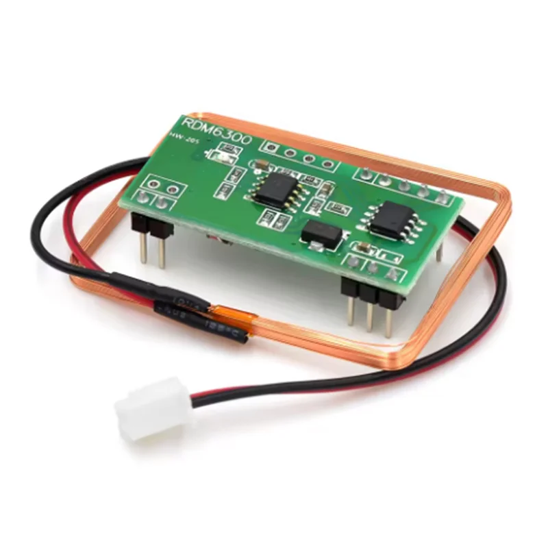 Sistema de controle de acesso de saída do módulo RDM6300 UART do leitor 125Khz RFID