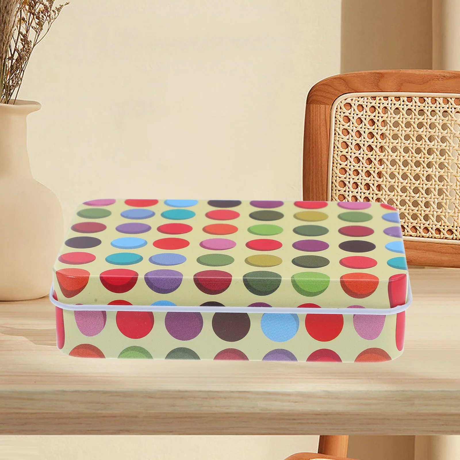 

4 Pcs Tinplate Box Baseball Card Storage Boxes for Trading Game Cards Gaming Case Collection Holder