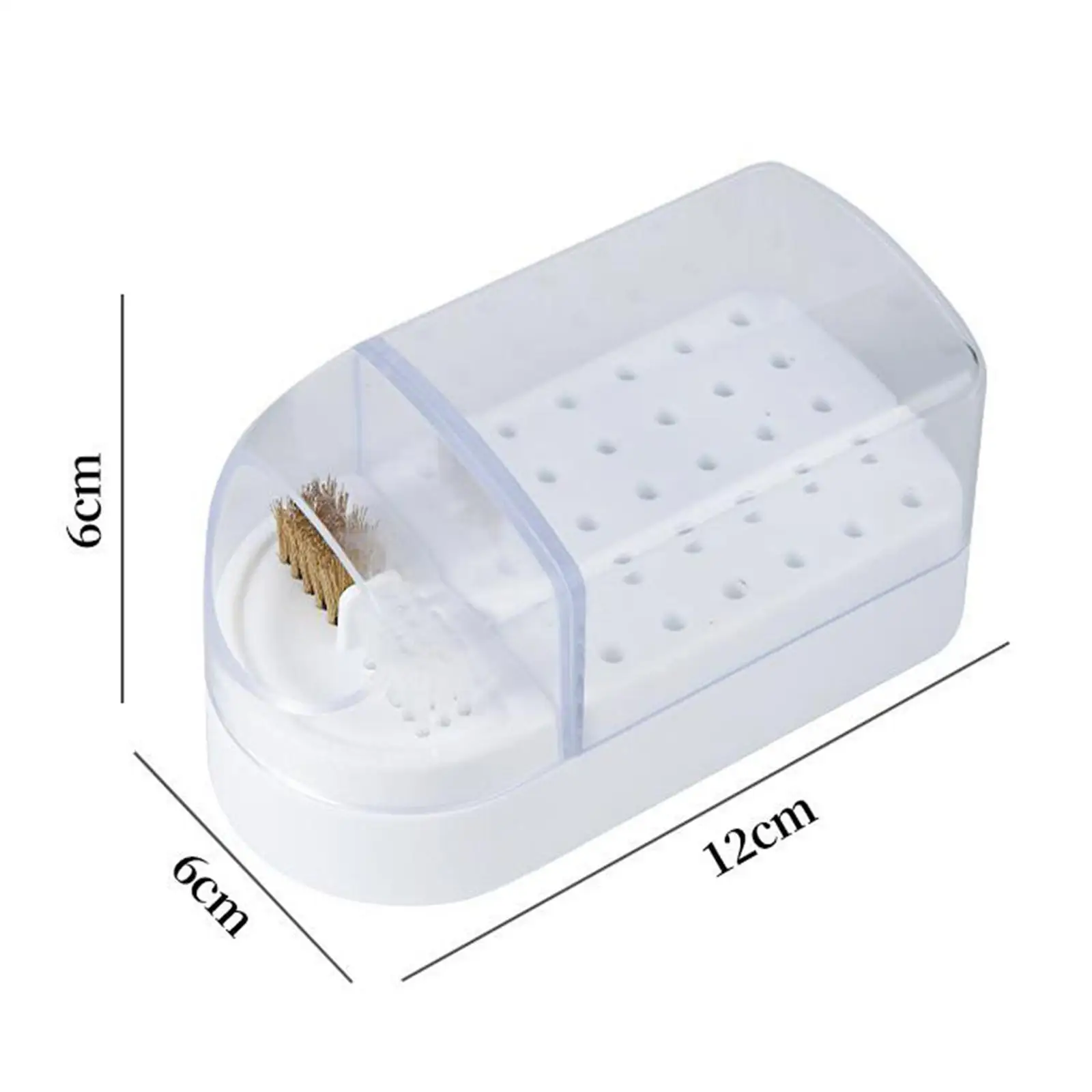 Porte-foret à ongles Portable 30 trous 2 en 1, outils de manucure