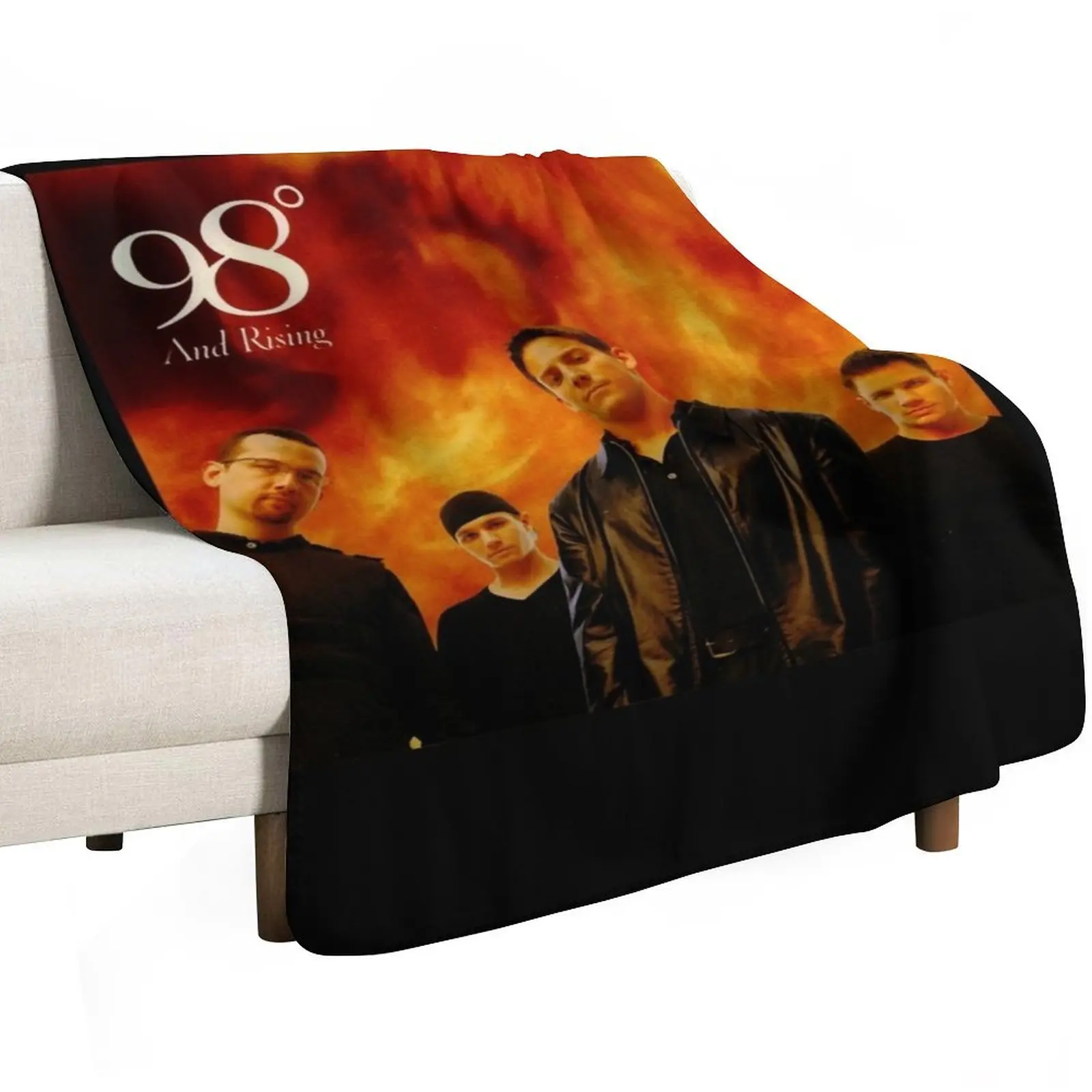 the best boyband 98 degrees Classic Throw Blanket bed plaid funny gift Hairy Retros Soft Beds Moving Blankets