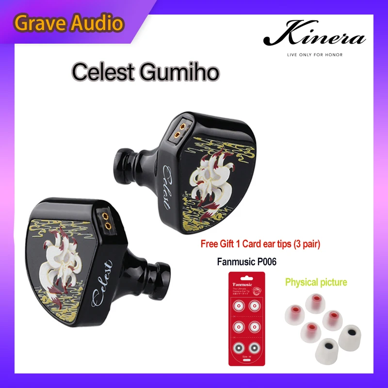 Celest Gumiho Planar In-Ear Monitor, 10mm Square Planar Driver + 1BA