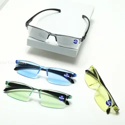 Smart Automatic Zoom Eyeglasses Anti-Blue Light Reading Glasses Men Women Optical Spectacle Computer Eyeglass