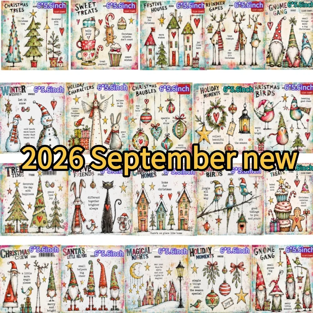 Christmas Gift Image Metal Cutting Dies and Stamps DIY Scrapbooking Card Stencil Paper Cards Handmade Album Stamp Die Sheets