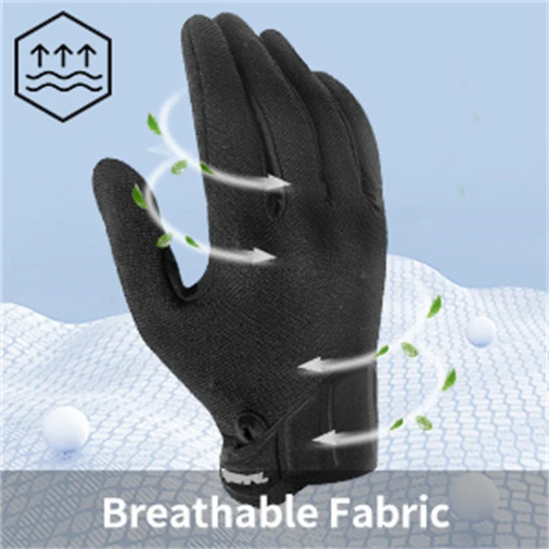 Outono inverno luvas térmicas da bicicleta touchscreen mtb luvas de ciclismo com dedo cheio acolchoado luvas de corrida acessórios da bicicleta