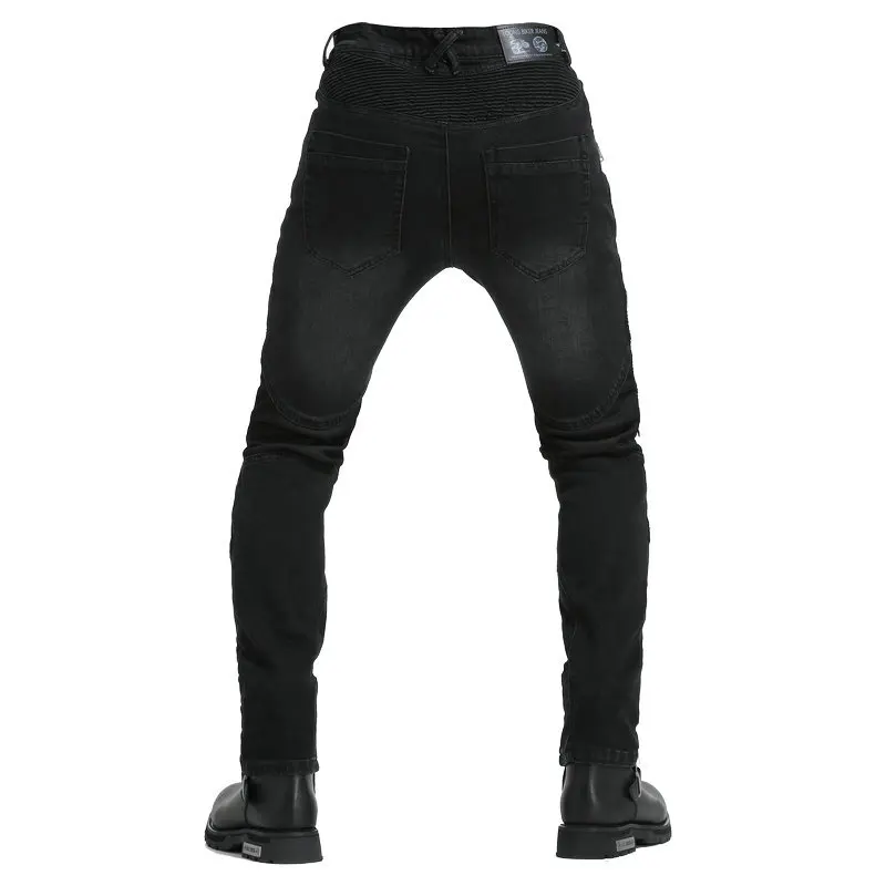 Pantaloni da equitazione per moto Volero Pantaloni protettivi super slim Motocross che include jeans traspiranti in rete in materiale resistente all'usura