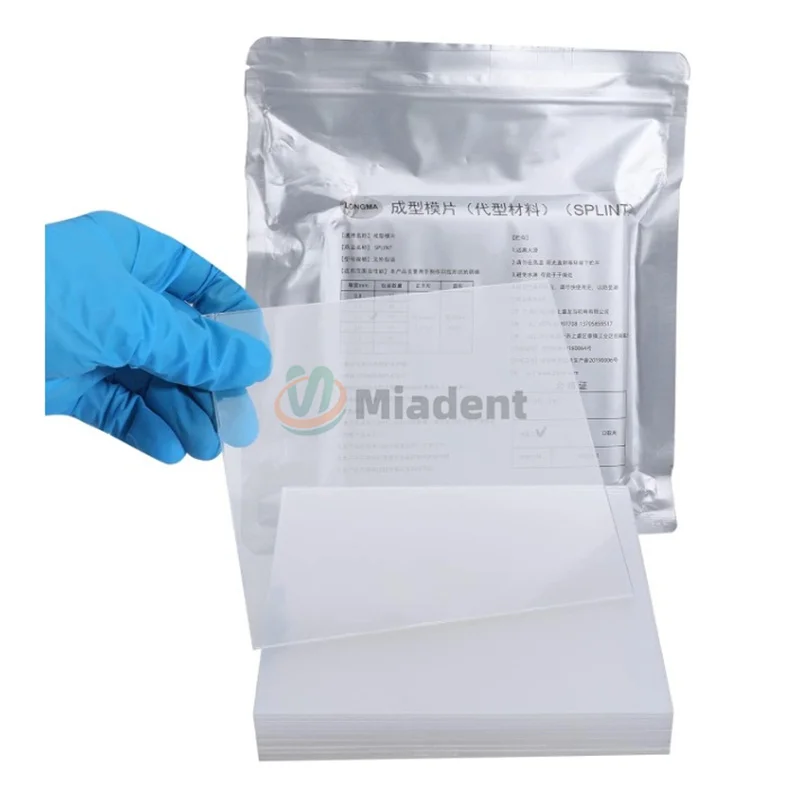 

Зубной материал, шина, мягкая или жесткая шина для рта, ломтик формы для шматочка для шпончатой формовочной машины, лист смолы