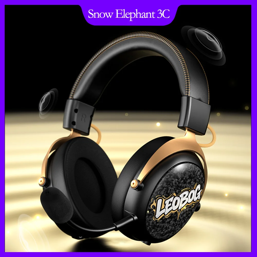 

LEOBOG AX5 Wireless Gaming Headset 2.4G Bluetooth 7.1 Surround AI Noise Cancelling Mic C-media Sound Card For PC E-sports Gamers