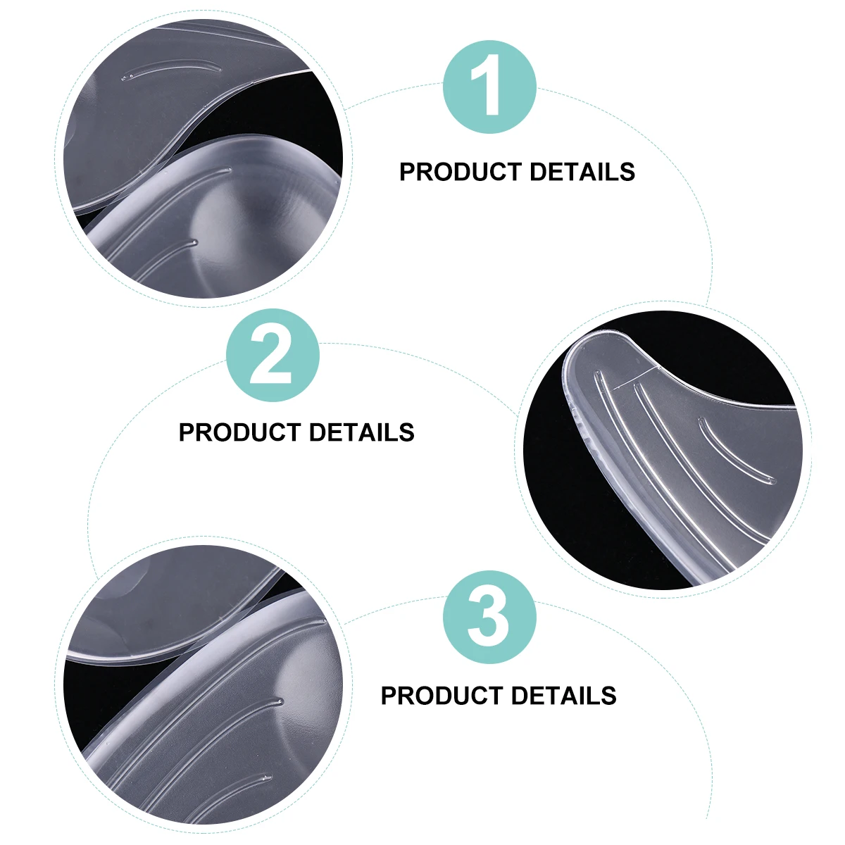 

2 Pairs Correction Insoles Men Women Arch Support Gel Cushion Inserts Premium Material Breathable Decompression Flat