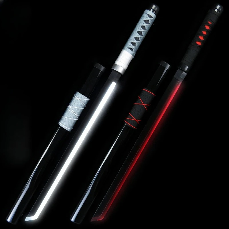 

73 см/28,74 дюйма Аниме-катана Какаши с ножнами, самурайский меч, световой меч, модель, аксессуары, реквизит для косплея, украшение, игрушка