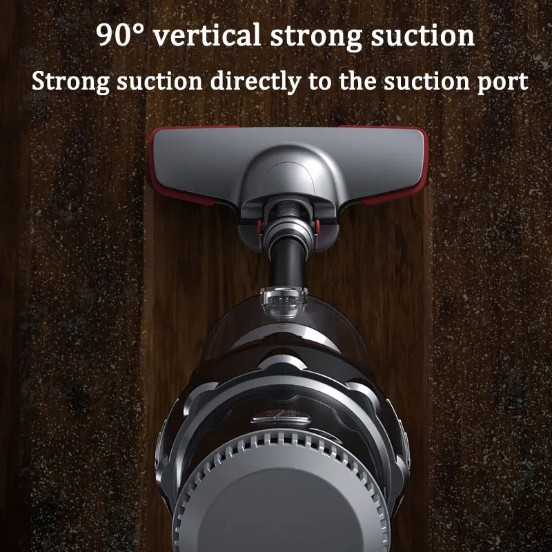 เครื่องดูดฝุ่นไร้สายอัจฉริยะไร้สายชาร์จได้สำหรับใช้ในบ้าน21kpa เครื่องดูดฝุ่นแบบมือจับไร้สายชาร์จได้เครื่องใช้ไฟฟ้าขนาดเล็กใช้ได้สองแบบ