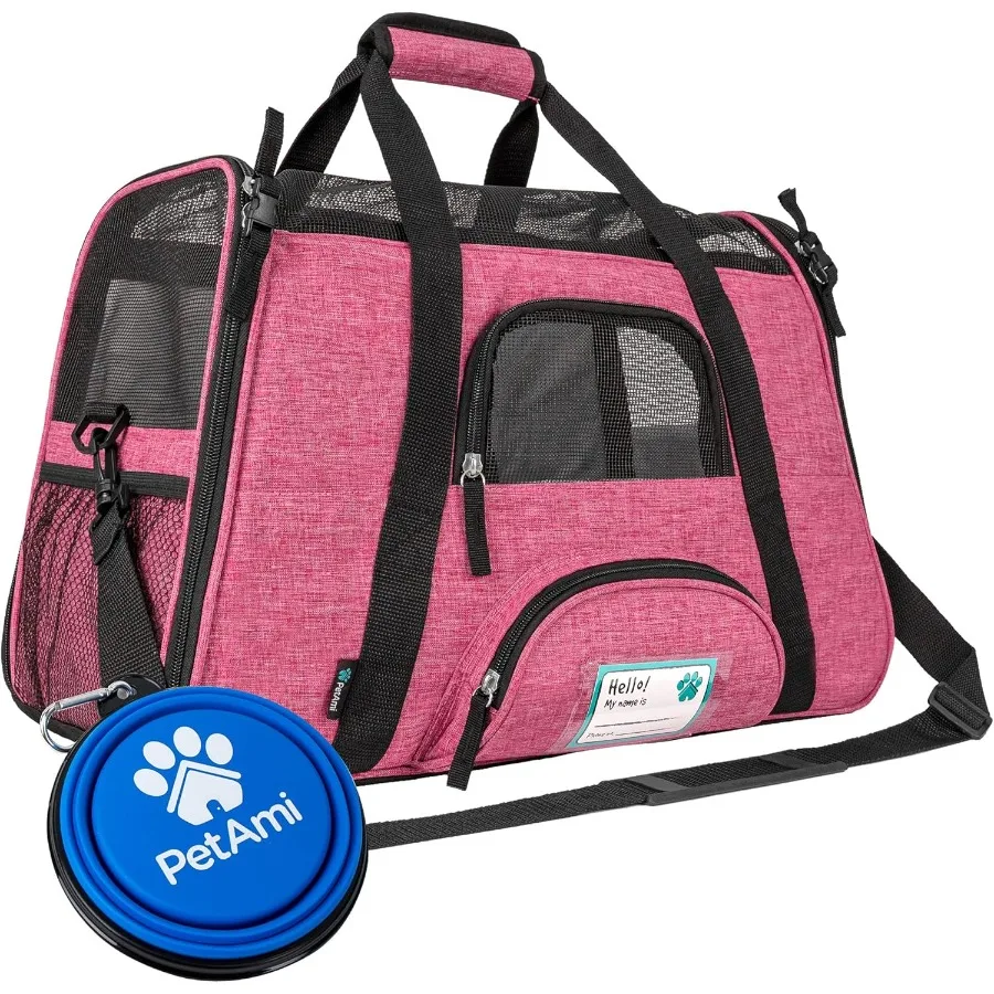

Airline Approved Pet Carrier for Cat Soft Sided Dog Carrier for Small Dog Cat Travel Supplies Accessories Indoor Cat Ventilated