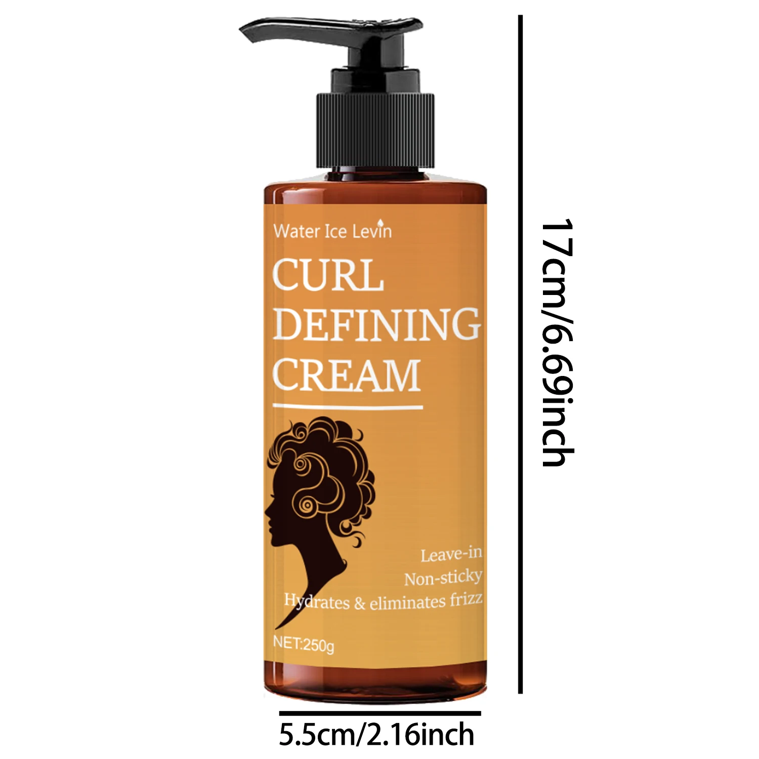 محسن تجعيد الشعر المرطب والمحدد، مناسب للشعر الجاف، مناسب للرجال والنساء، 100 جرام، أساسيات العناية بالشعر | سطح لامع | كريم الترطيب #4