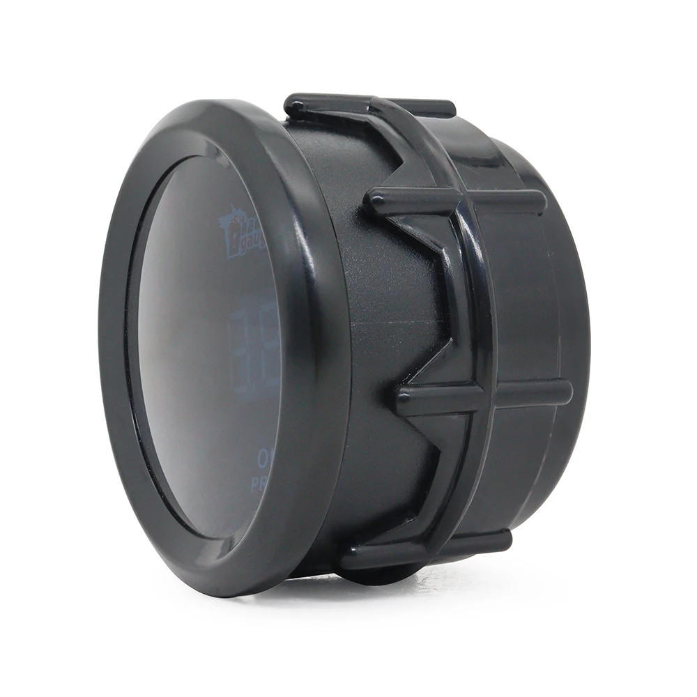 DRAGON GAUGE 2'' 52MM Digitales Auto-Öldruckmessgerät mit BAR-Anzeige und roter LED-Beleuchtung – Detail 7