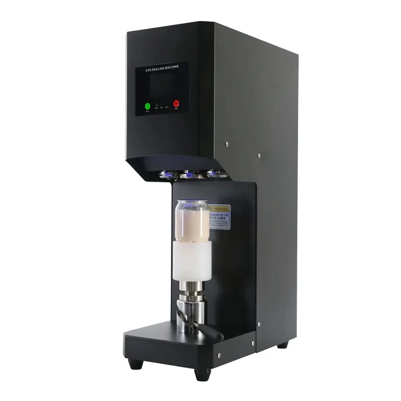 Electric Semi-Automatic Can Lid Filling Machine for Beverage Bottles Wood Packaging Long Service Life