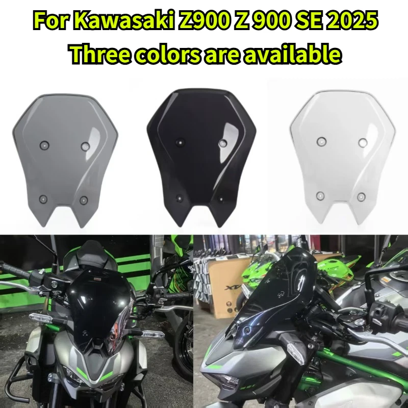 

Мотоциклетный туристический дефлектор ветрового щита для Kawasaki Z900 Z 900 SE 2025, увеличение высоты, большой высокий чехол для ветрового стекла