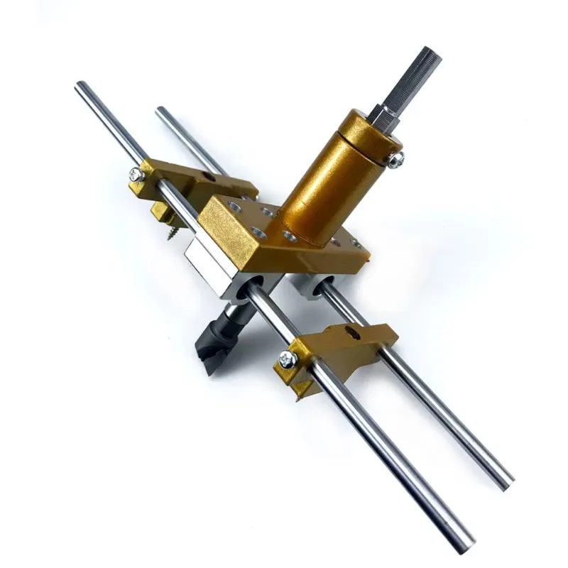 Facile da usare Blocco Mortiser Slotter Jig Sistema di guida per la perforazione dei fori chiave Kit di apertura dei fori della serratura per porte in legno