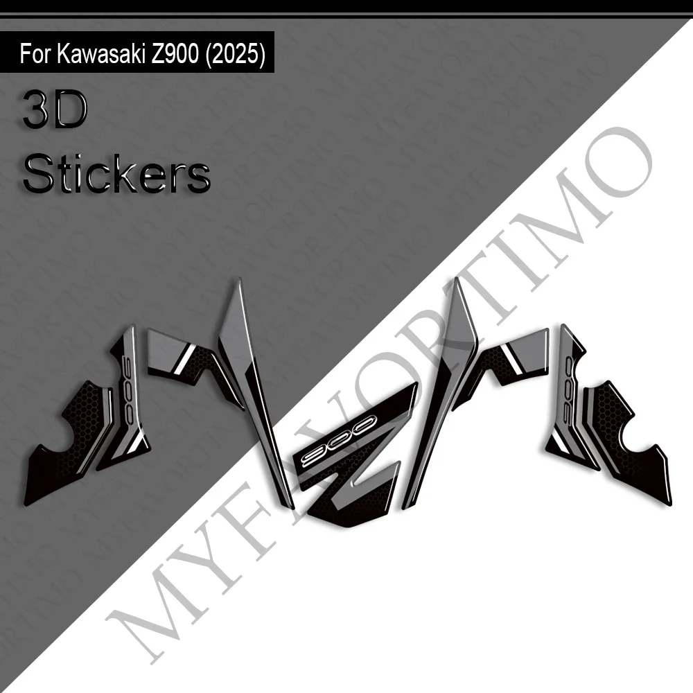 Voor Kawasaki Z900 Z900SE Motorfiets Tank Pad Gas Stookolie Cap Protector Kit Kuip Spatbord Covers Stickers Decals 2025 2026