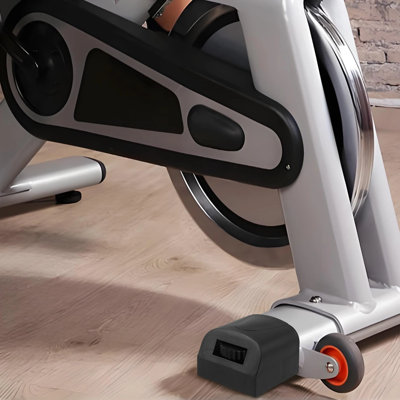 

2 Pcs Fitness Equipment Foot Pads End Cover Accessories Cap Floor Protectors Exercise Bike Black Gear Caps