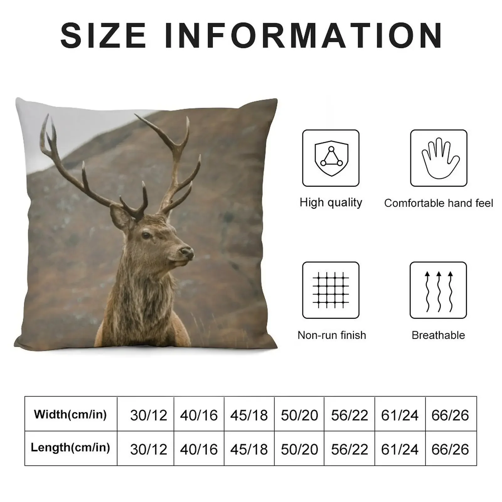 Monarch of the Glen Throw Pillow Bed pillowcases Christmas Pillow Covers pillow