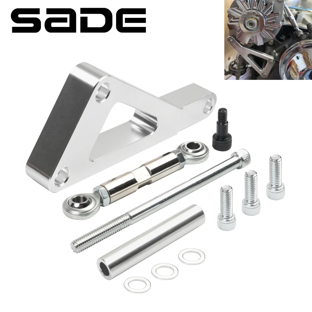 Chevy SBC 305 327 350 383 5.0L 5.7L V8 8 실린더 긴 워터 펌프 소형 블록 엔진 용 발전기 브래킷 조정 가능한 키트