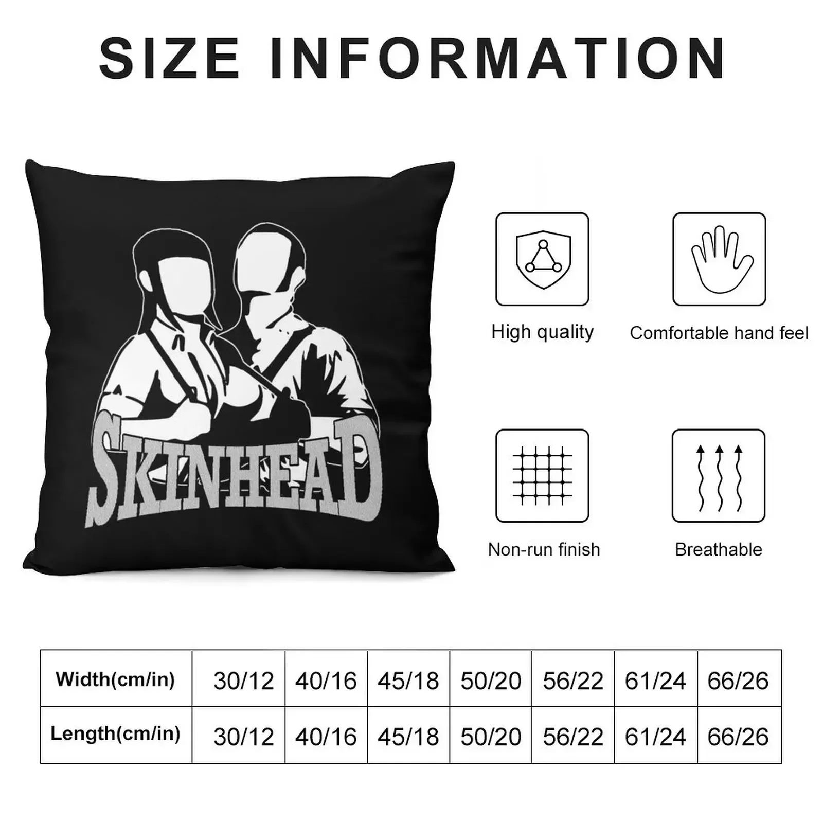 SKINHEAD Throw Pillow Pillow Case Christmas Covers pillow