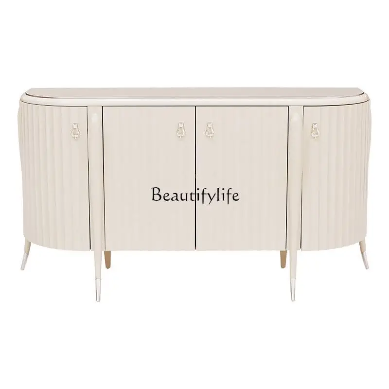 

American light luxury entrance cabinet integrated household small apartment modern simple storage decorative cabinet