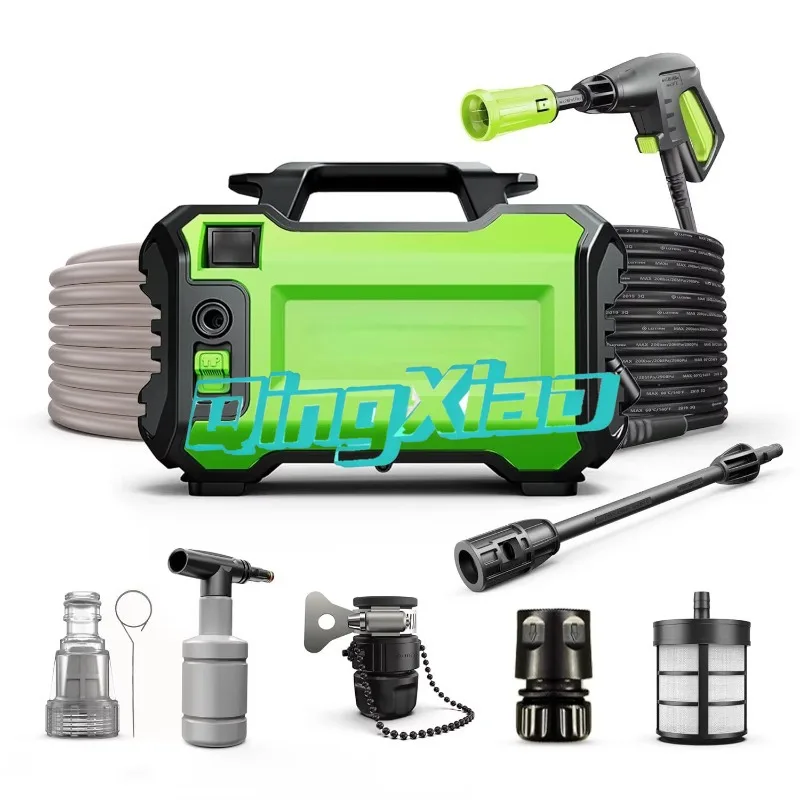 220V High Power Car Washing Machine Portable Water Gun Pump For Household Cleaning High Pressure Efficient Washing Tool Car