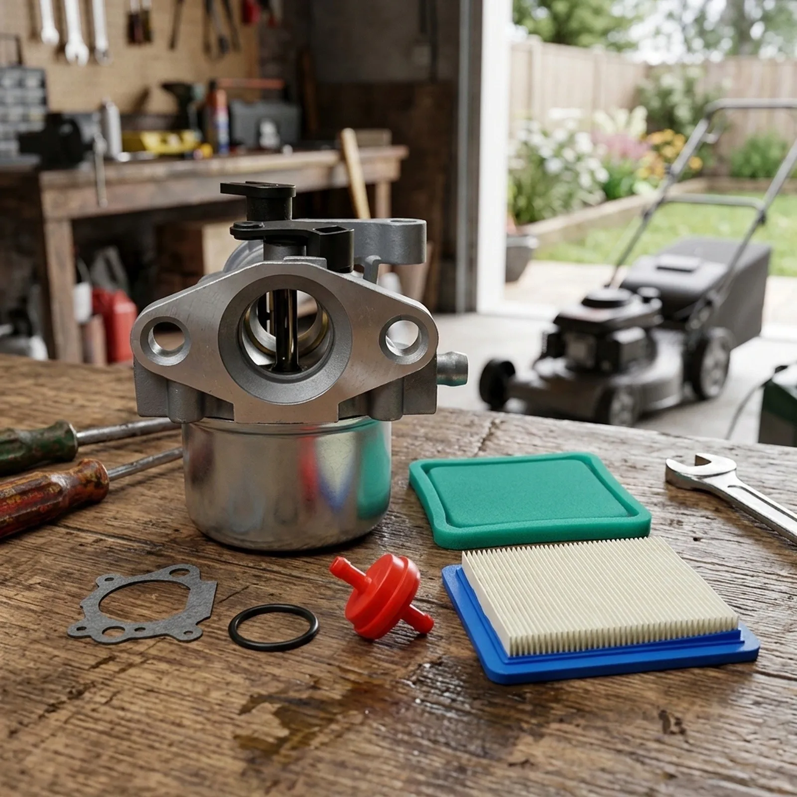Essential Carburetor for Air Filter Kit for 3 5 6 5HP Engines Includes Carburetor O Ring Gasket Air and Fuel Filters