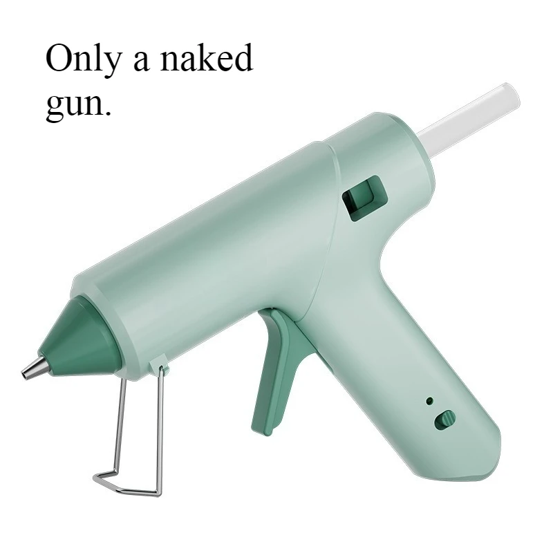 Hot melt glue gun manual diy glue gun high power with 7mm high adhesive stick small children hot melt glue gun