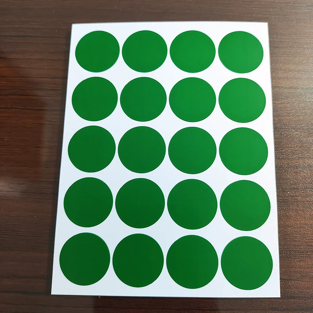 200 stücke 20mm bunte runde Punkte Papiere tikett Aufkleber für Home Shop Dekoration oder Schul büro Dateien Klassifizierung einfarbig – Detail 10