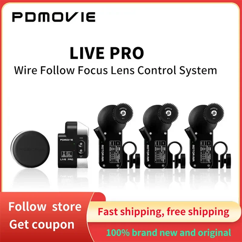 

PDMOVIE LIVE PRO Wire Follow Focus Control System For Micro SLR Camera SLR Camera Remote Control For Camera Cine Cinema Lens