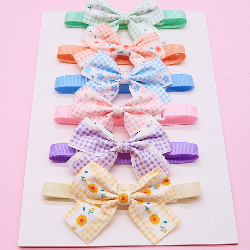 Collares ajustables y lazos a cuadros para perros y gatos - imagen 5