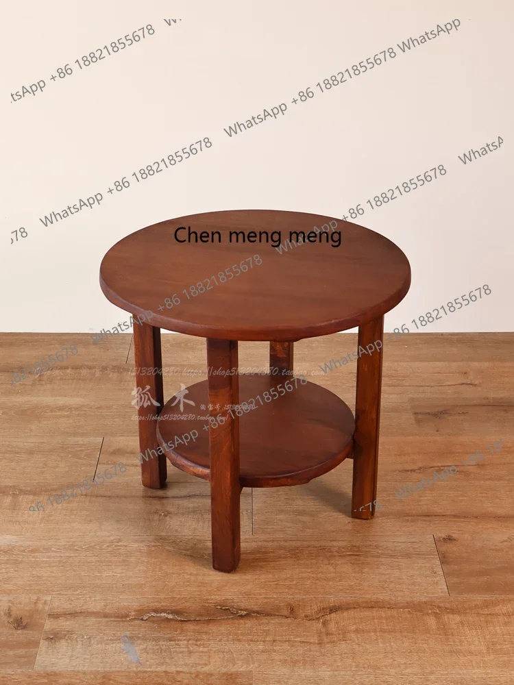 d178 Reproduction of the vintage side table \ Retro wabi-sabi style designer creative side table