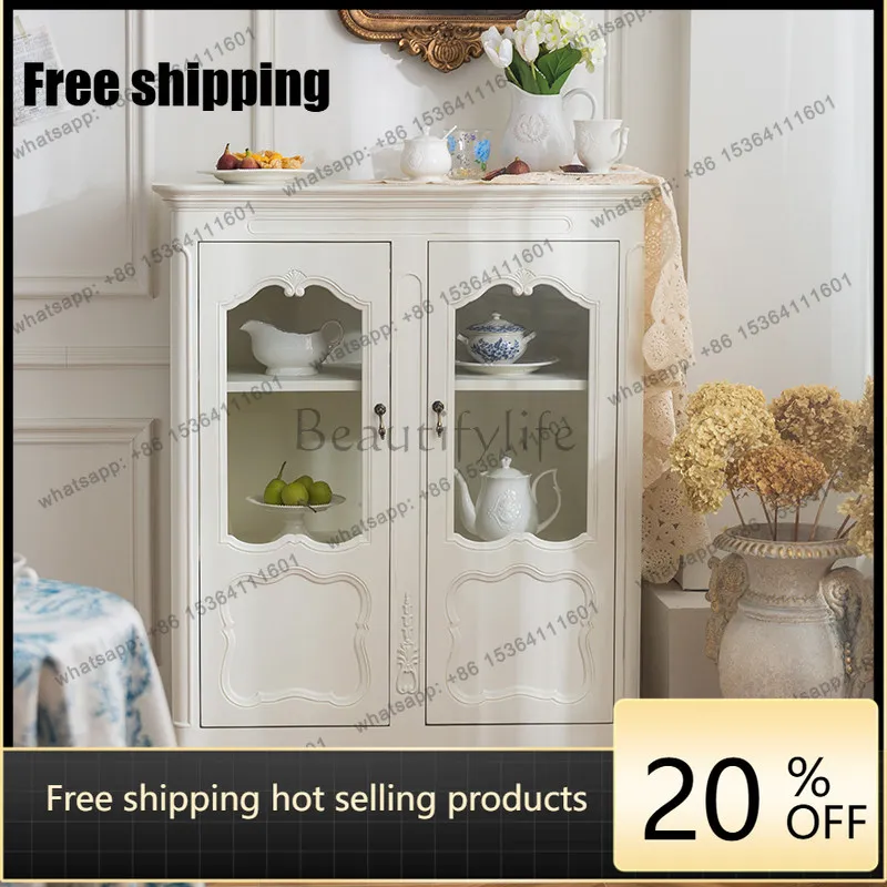 French side lockers, living room porch storage shelves, bookcases