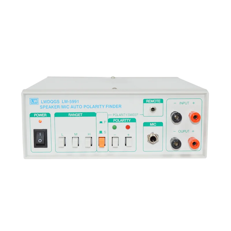 

Longwei LW-5991 Stable Microphone Polarity Tester LED Alarm Indication Measuring Instrument Full Automatic Testing Equipment