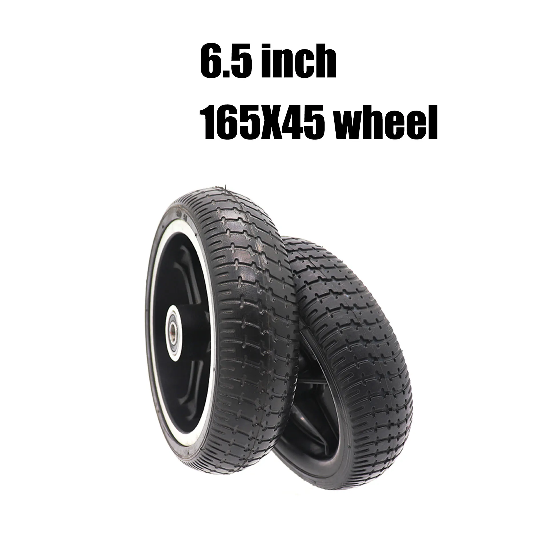 

165x45 solid wheel explosion-proof tire parts, 6.5-inch wheels suitable for small electric scooter parts replacement