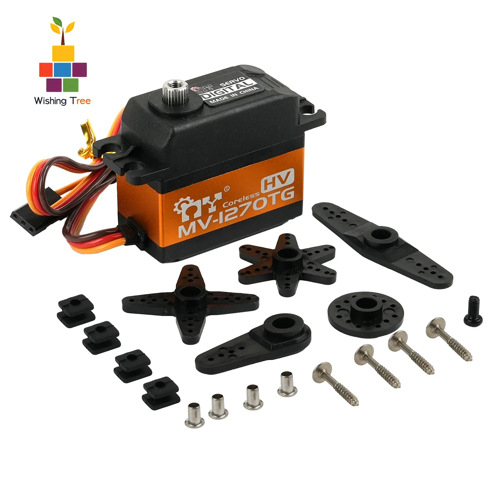 Savox MV-1270TG 7.4V 35KG Servo digital coreless de titânio de alto torque para carro/robô RC