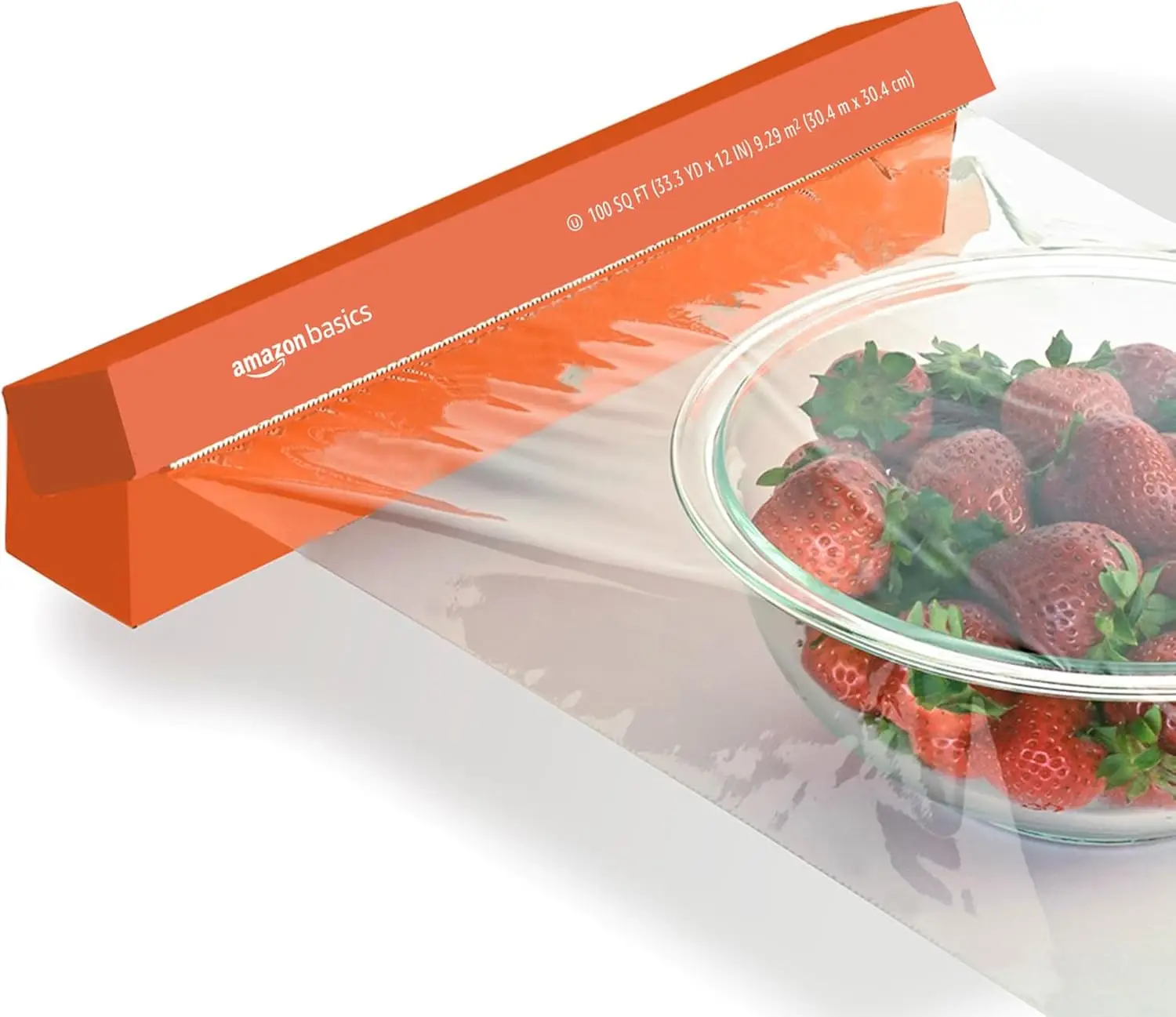 غلاف بلاستيكي بطول 300 قدم مربع، 3 عبوات من فيلم تغليف الطعام للمطبخ وتخزين المواد الغذائية