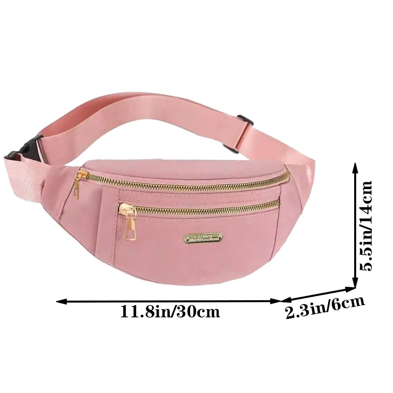 Neutral Style Bags - Men's and Women's Waist Bags Suitable for Business Trips and Tourism Nylon Material. Various Colors.