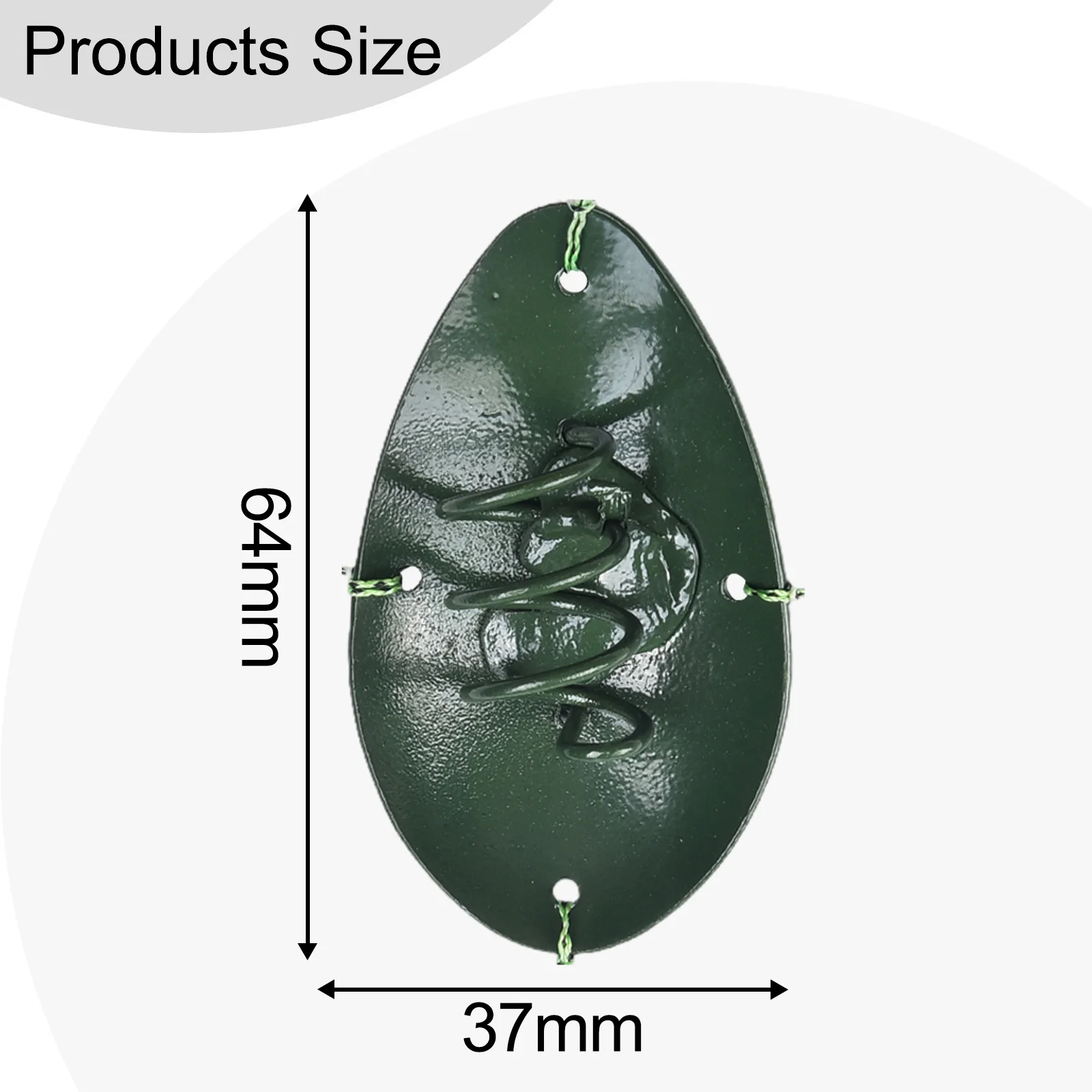 

Durable High Quality Brand New Bait Cage Puncher 13x9x3cm Feeder Hook Sinking Green Line Group Outdoor Fishing