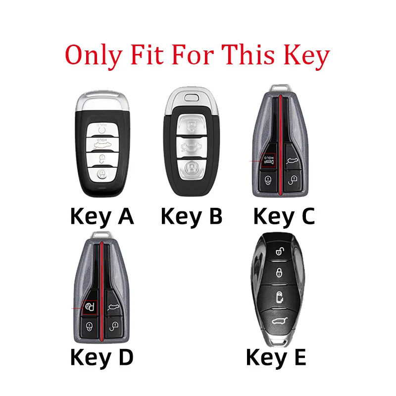 New Car Key Cover Remote Fobs Cases Protector portachiavi accessori Auto per FAW Hongqi 2023 E-HS9 High-end H5 H9 2020 2021 2022