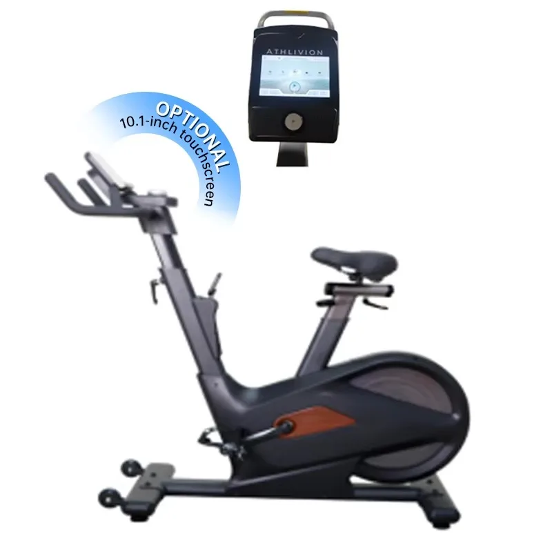 Spin Bike Optional 10.1 Inch 15.6 Inch 21.5 Touch Screen Adjustable Indoor Exercise Gym Equipment Cardio Training Spinning Bike