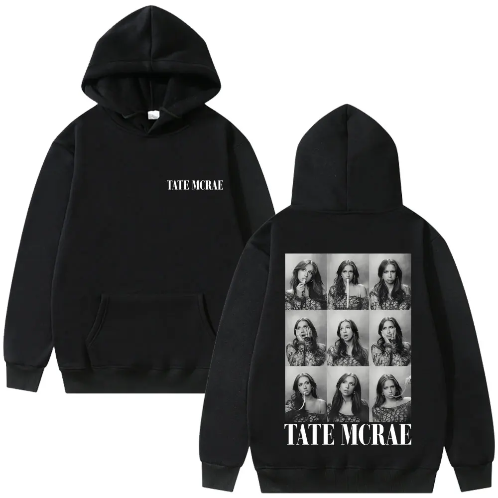 

Singer Tate Mcrae Vintage Graphic Hoodie Autumn Winter Men Women Fashion Trend Sweatshirt Casual Oversized Hoodies Tracksuit