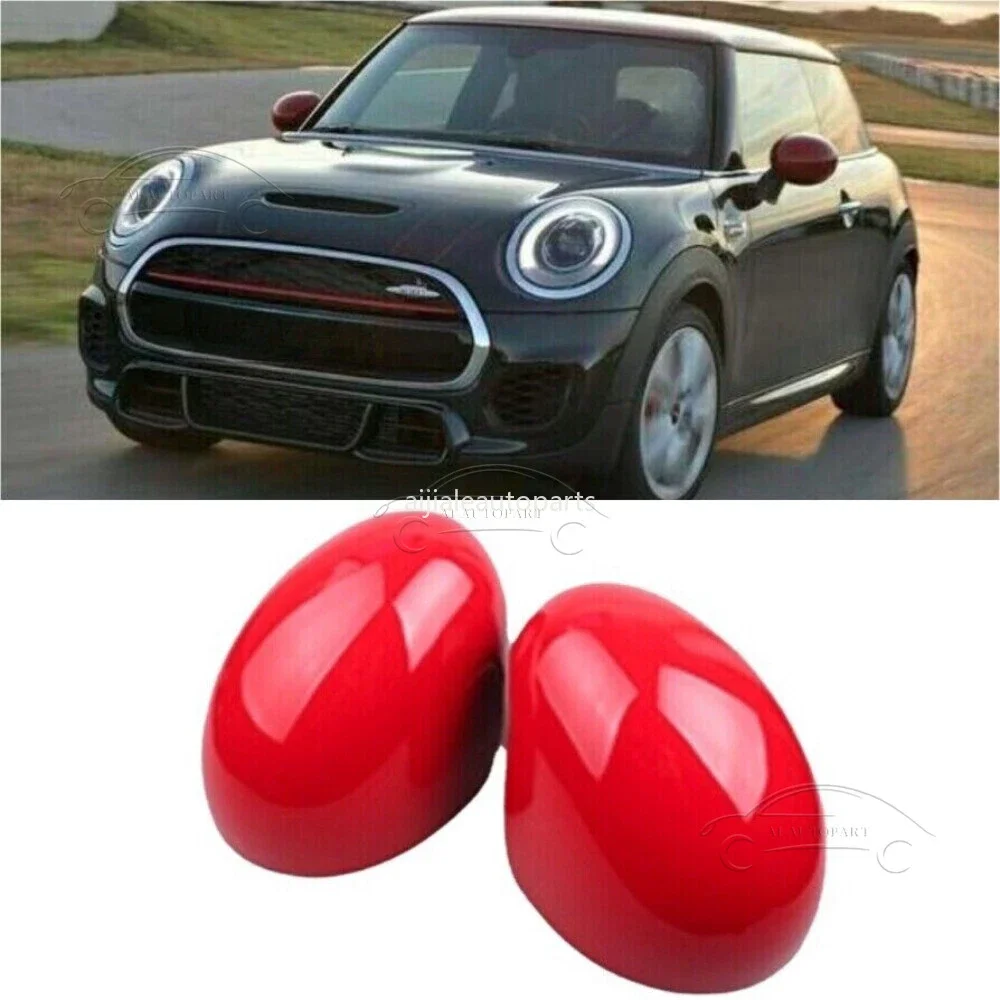 

Для Mini Cooper F54 F55 F56 F60 14-19 крышка внешнего зеркала заднего вида с левым рулем красный корпус зеркала заднего вида автомобиля 51167401229 51167401230