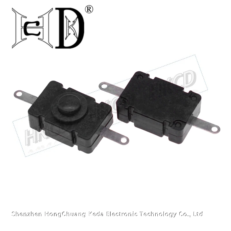 5pcs Self locking micro button switch KAN-28 1.5A250V flashlight switch SMD type 18 x 12mm button switch 1812-28ZJ
